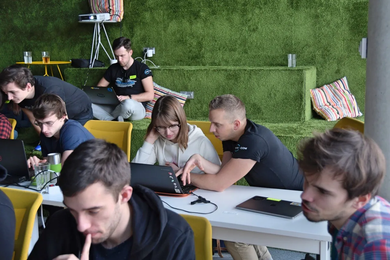 Participants at a Python Weekend