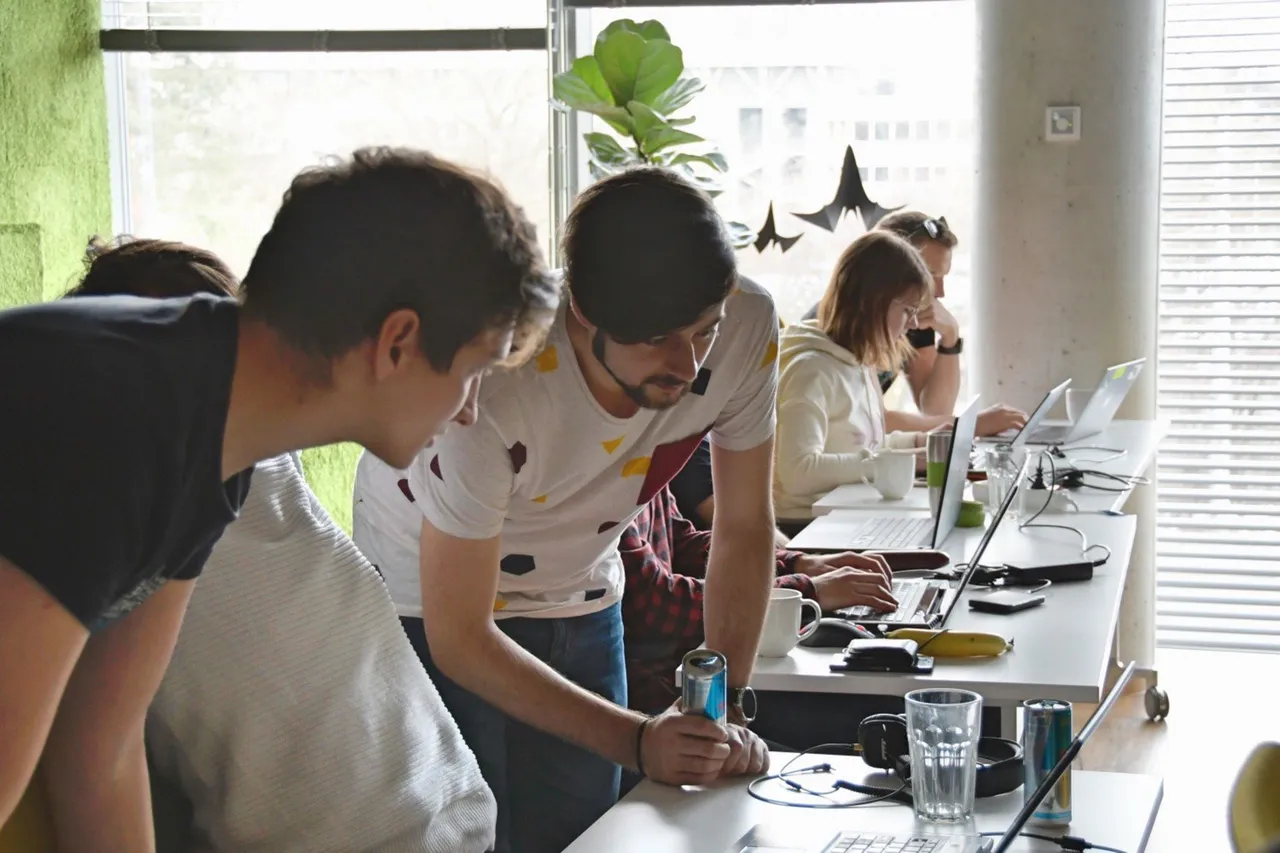 Participants at a Python Weekend