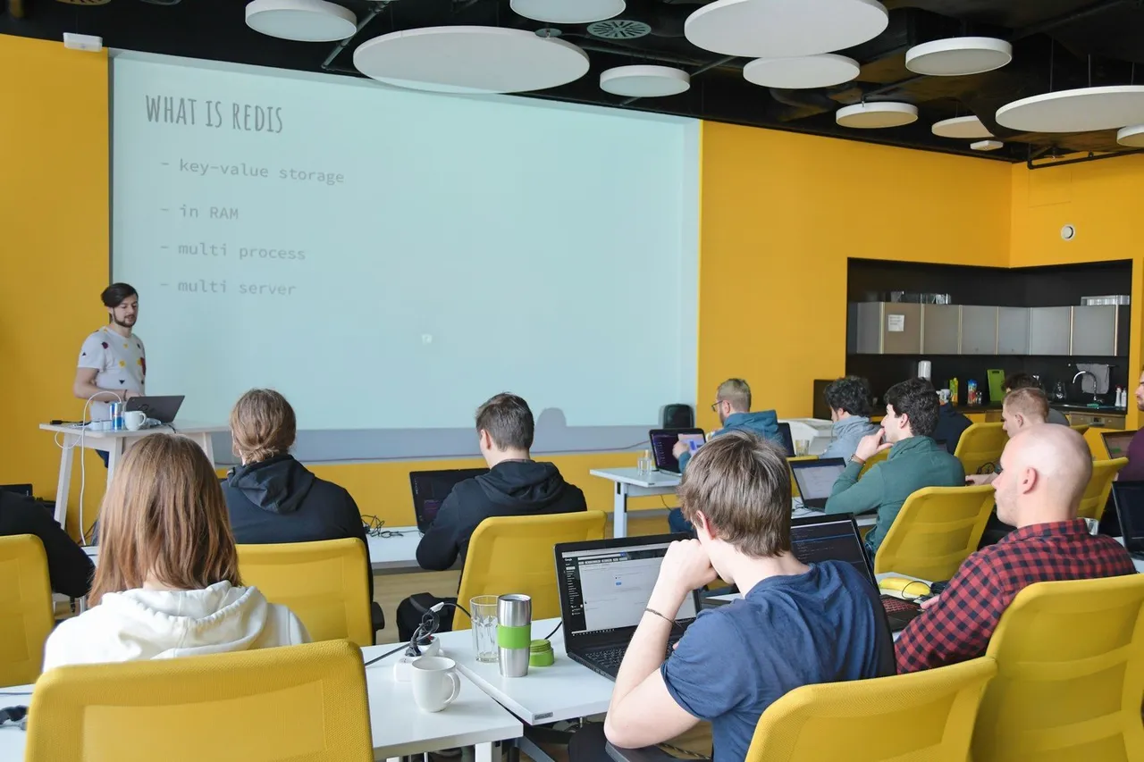 Participants at a Python Weekend