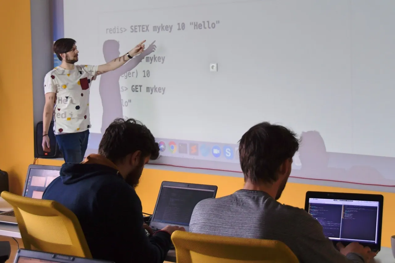 Participants at a Python Weekend