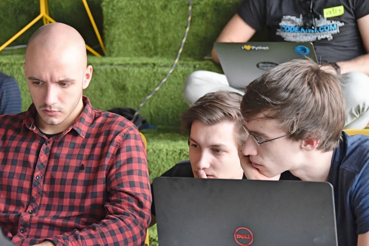 Participants at a Python Weekend