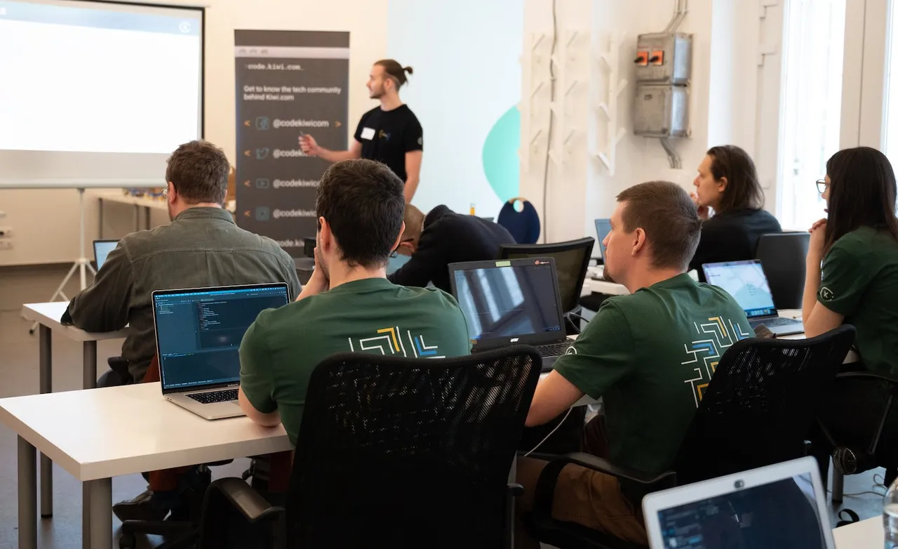 Participants at a Python Weekend