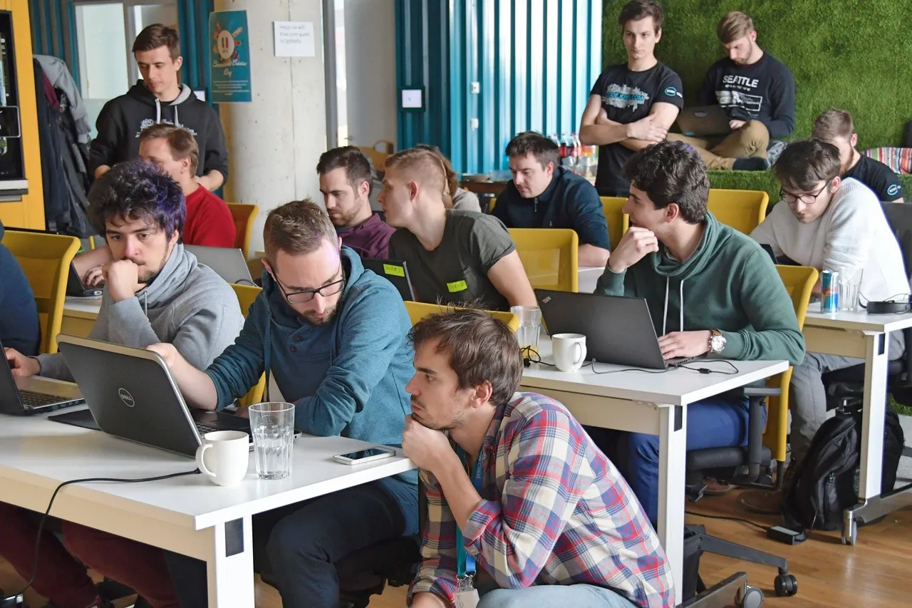 Participants at a Python Weekend